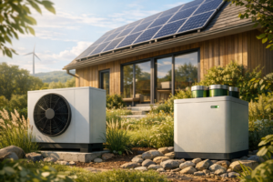 Scopri di più sull'articolo Casa full electric: come far lavorare bene la pompa di calore (e perché l’accumulo al sodio cambia le regole)