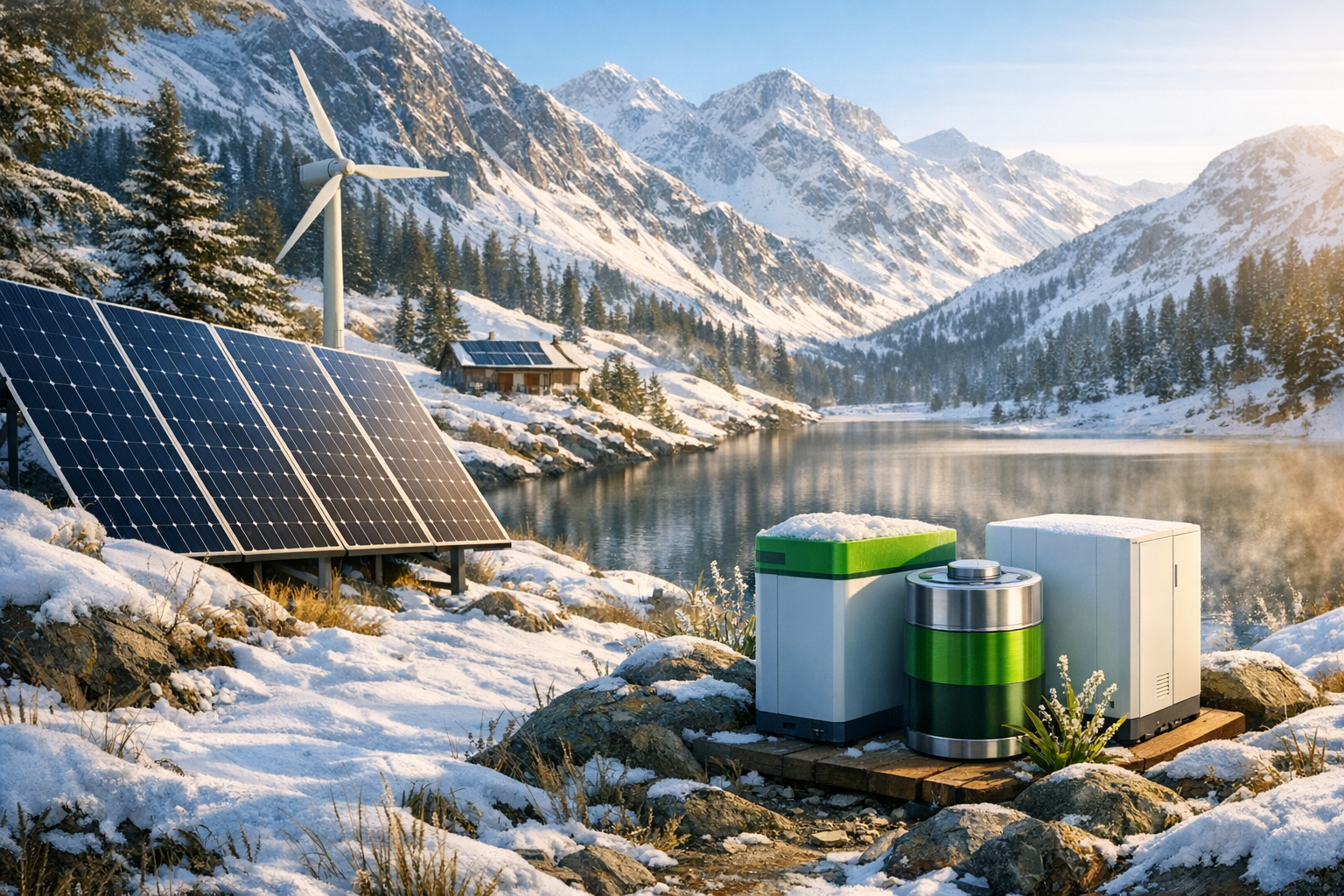 Scopri di più sull'articolo Accumulo fotovoltaico e freddo: perché il sodio regge meglio (e cosa succede al litio sottozero)